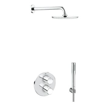 Grohe Grohtherm 3000 Cosmopolitan + Rainshower Shower Solution Pack 4