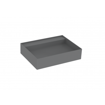 Saneux ICON 60 x 45 cm Vessel basin NO /TH - Sit on only - Graphite