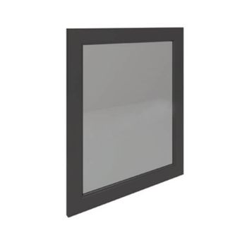RAK-Washington 600mm Flat Mirror in Black (W585 x H650mm)
