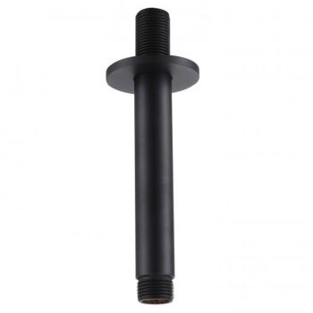 Round Ceiling Arm 120mm in Black