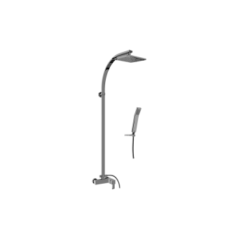 Graff Wall-mounted shower system with handshower and showerhead - 2346700