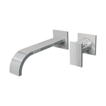 Graff SADE Wall-mounted basin mixer with 23,5cm spout - exposed parts