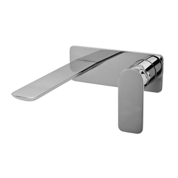 Graff SENTO Wall-mounted basin mixer with 19,1cm spout - exposed part