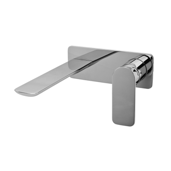 Graff SENTO Wall-mounted basin mixer with 23,5cm spout - exposed parts