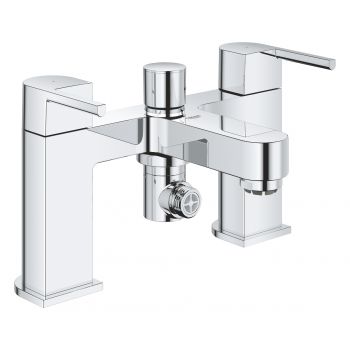 Grohe Plus Two-handled Bath/Shower mixer ﾽ"