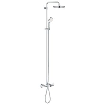 Grohe Tempesta Cosmopolitan System 210 Shower system with bath thermostat for wall mounting 