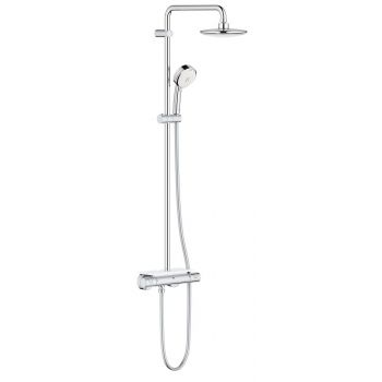 Grohe Euphoria System 190 Shower system with thermostat for wall mounting