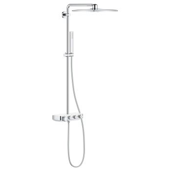 Grohe Euphoria SmartControl System 310 Cube Duo Shower system with thermostat for wall mounting 