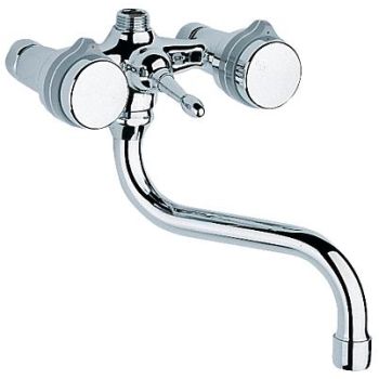 Grohe Solid basin mixer, 3/8"