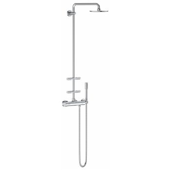 Grohe Rainshower System 210 Shower system with thermostat amd side showers 