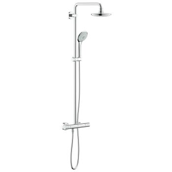 Grohe Euphoria 180 Shower system with thermostat for wall mounting