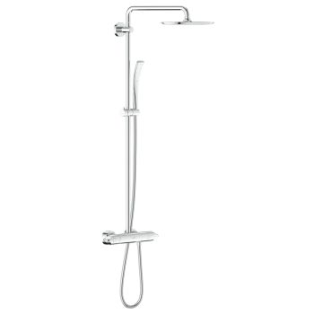 Grohe Rainshower System Veris 300 Shower system with thermostat for wall mounting 