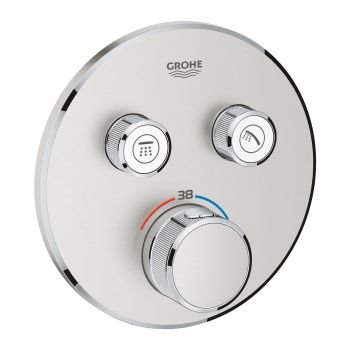 Grohe Grohtherm Smart Control Thermostat for concealed installation with 2 valves 