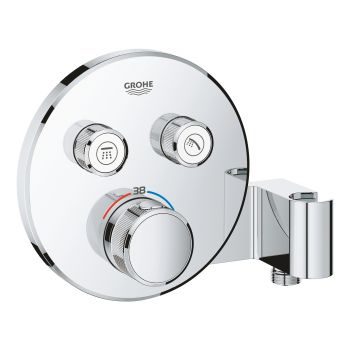 Grohe Grohtherm SmartControl Thermostat for concealed installation with 
2 valves and integrated shower holder