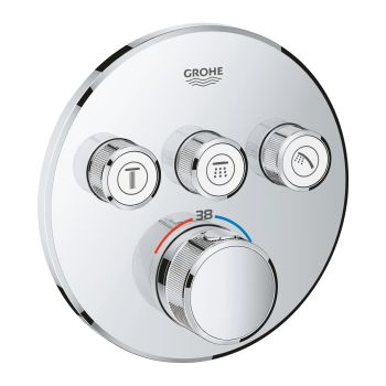 Grohe Grohtherm SmartControl Thermostat for concealed installation with 3 valves