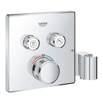 Grohe Grohtherm SmartControl Thermostat for concealed installation with 
 2 valves and integrated shower holder GH_29125000
