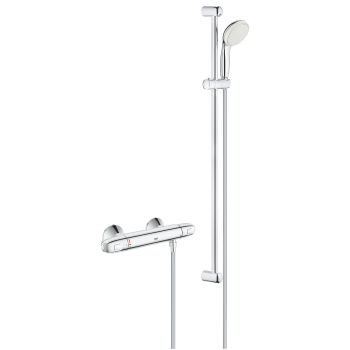 Grohe Grohtherm 1000 Thermostatic shower mixer 1/2" with shower set GH_34256004