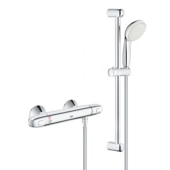 Grohe Grohtherm 1000 Thermostatic shower mixer 1/2" with shower set GH_34557001