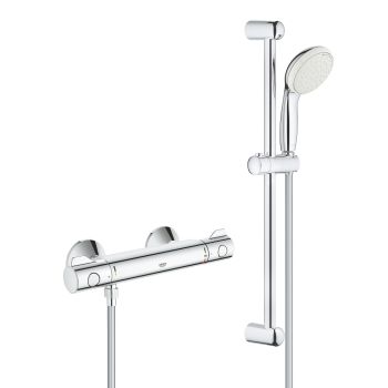 Grohe Grohtherm 800 Thermostatic shower mixer 1/2" with shower set GH_34565001