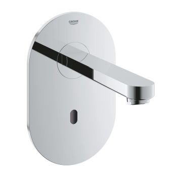 Grohe Euroeco Cosmopolitan E Infra-red electronic wall basin tap without mixing device 