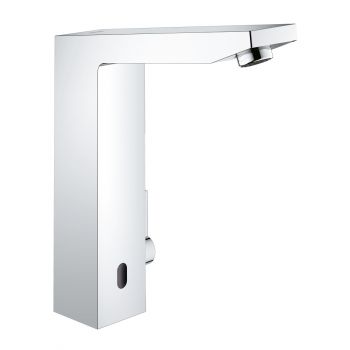 Grohe Eurocube E Infra-red electronic basin mixer 1/2" with mixing 
 device and adjustable temperature limiter