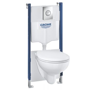 Grohe Solido Compact 5-in-1 set for WC, 1.13 m installation height