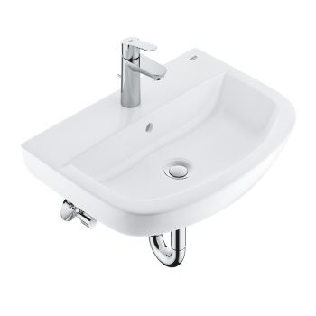 Grohe Bau Ceramic Bundle wash basin 55 + Start Edge single-lever basin mixer