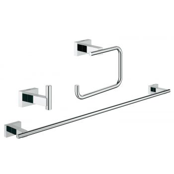 Grohe Essentials Cube 3-in-1 Guest bathroom accessories set