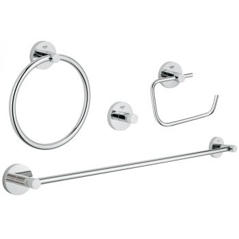Grohe Essentials 4-in-1 Master bathroom accessories set GH_40823001