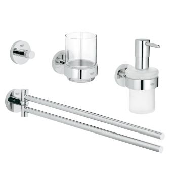 Grohe Essentials 4-in-1 Master bathroom accessories set GH_40846001