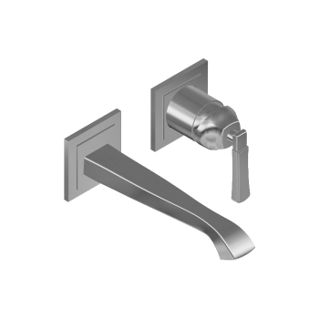 Graff FINEZZA UNO Wall-mounted progressive basin mixer - 19,3cm spout (Trim only)