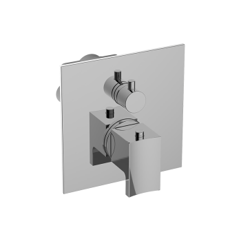 Graff LUNA 3/4 concealed thermostatic and diverter with 2 outlets - Trim only - 5341150