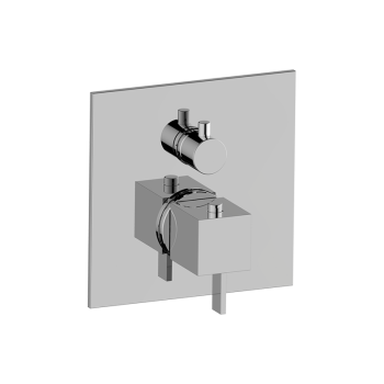 Graff 3/4" concealed thermostatic and cut-off valve - Trim only - 5342750