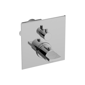 Graff 3/4" concealed thermostatic and diverter with 3 outlets - Trim only - 5343450