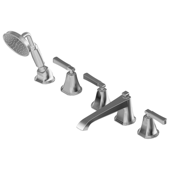 Graff Deck-mounted bathtub mixer with hand shower set - 5356800