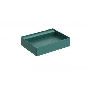 Saneux ICON 60 x 45 cm Vessel basin NO /TH - Sit on only - Pine Green