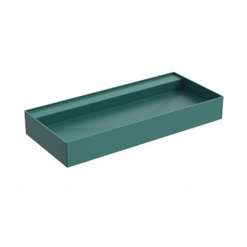 Saneux ICON 100 x 45 cm Vessel basin NO /TH - Sit on only - Pine Green