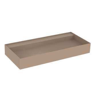 Saneux ICON 100 x 45 cm Vessel basin NO /TH - Sit on only - Sandstone