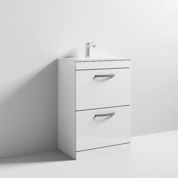 600 FS 2-Drawer Vanity & Basin 2 - ATH034B