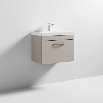600 WH Single Drawer Vanity & Basin 3 - ATH042D