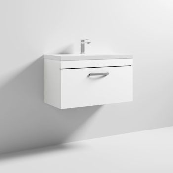 800 WH Single Drawer Vanity & Basin 1 - ATH062A