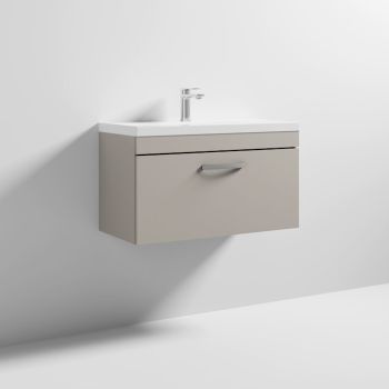800 WH Single Drawer Vanity & Basin 1 - ATH063A