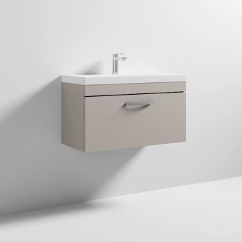 800 WH Single Drawer Vanity & Basin 3 - ATH063D