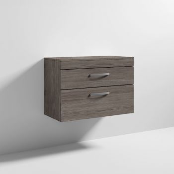 800 WH 2-Drawer Vanity & Worktop - ATH067W