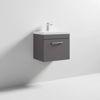 500 WH Single Drawer Vanity & Basin 1 - ATH073A