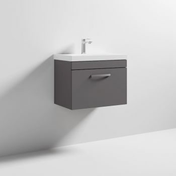 600 WH Single Drawer Vanity & Basin 3 - ATH077D