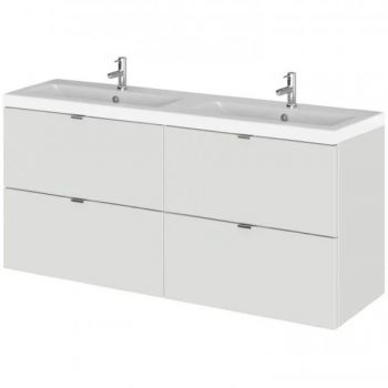 1200 WH 4-Drawer Vanity W/Double Basin - CBI432A