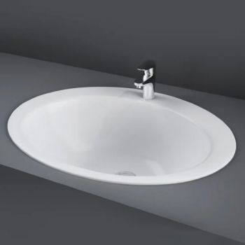 RAK-Jessica 53cm Over Counter Wash Basin 1th with no overflow