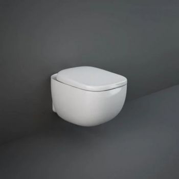 RAK-Illusion Rimless Wall Hung Pan with Soft Close Seat
