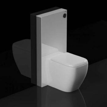 Obelisk Cabinet Cistern  for BTW Pan in White